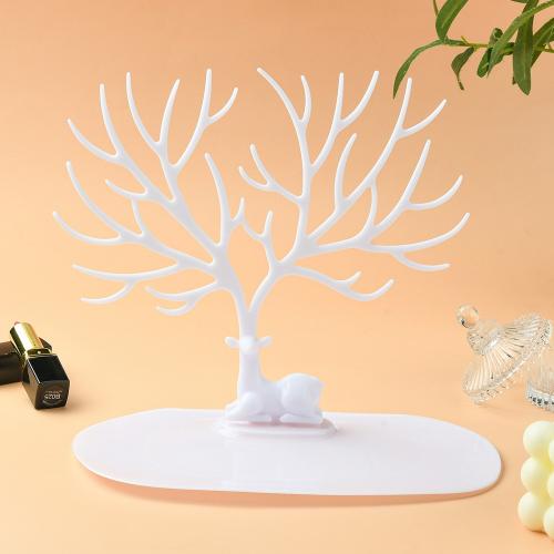 Acrylic Earring Display multifunctional white Sold By PC
