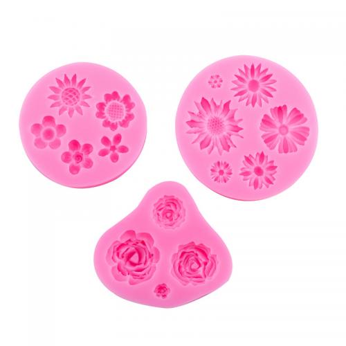 DIY Epoxy Mold Set, Silicone, different styles for choice, pink, Sold By PC