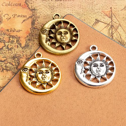 Zinc Alloy Pendants plated DIY nickel lead & cadmium free 25mm Sold By PC