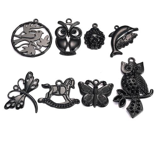 Tibetan Style Pendants, plated, DIY & different styles for choice, black, nickel, lead & cadmium free, Sold By PC