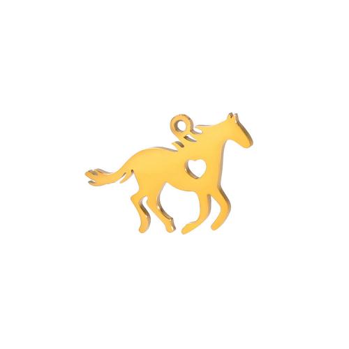 Stainless Steel Animal Pendants, 304 Stainless Steel, Horse, Vacuum Ion Plating, DIY & different size for choice, more colors for choice, Sold By PC