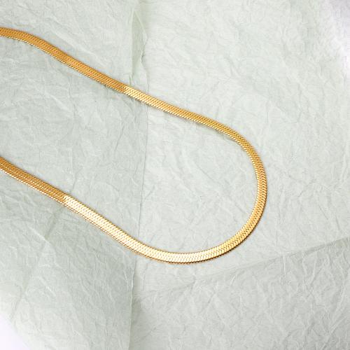 Edelstahl Schmuck Halskette, 304 Edelstahl, goldfarben plattiert, Modeschmuck & verschiedene Stile für Wahl & für Frau, frei von Nickel, Blei & Kadmium, Bohrung:ca. 2mm, verkauft von PC