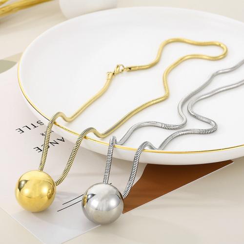 Stainless Steel Sweater Chain Necklace 304 Stainless Steel plated fashion jewelry & for woman nickel lead & cadmium free Sold By PC