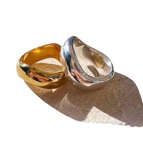 Brass δάχτυλο του δακτυλίου, Ορείχαλκος, επιχρυσωμένο, διαφορετικό μέγεθος για την επιλογή & για τη γυναίκα, περισσότερα χρώματα για την επιλογή, Sold Με PC