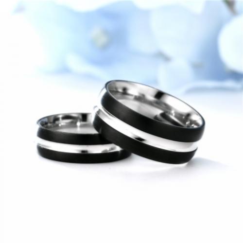 Edelstahl Ringe, 304 Edelstahl, poliert, Modeschmuck & unisex & verschiedene Größen vorhanden, frei von Nickel, Blei & Kadmium, verkauft von PC