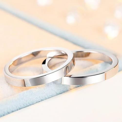 Stainless Steel Finger Ring, 304 Stainless Steel, three pieces & fashion jewelry & Unisex & different size for choice, nickel, lead & cadmium free, Width 4mm,Thickness 2mm, 3PCs/Set, Sold By Set