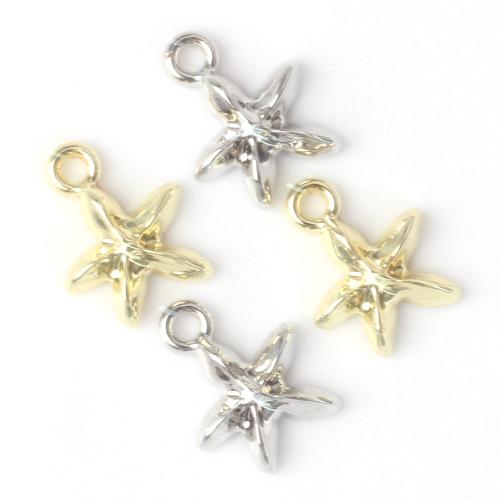 Tibetan Style Star Pendant, plated, DIY, more colors for choice, nickel, lead & cadmium free, 11x13mm, Sold By PC