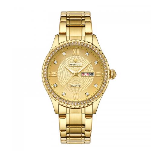 Unisexe Armbanduhr, Glas, mit 201 Edelstahl, Lebenswasserbeständig & Modeschmuck & japanische Uhr-Bewegung, keine, verkauft von PC