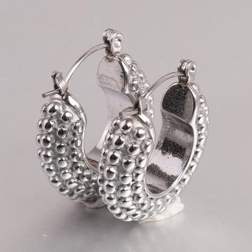 Stainless Steel Lever Back Earring 304 Stainless Steel Leaf plated fashion jewelry & for woman Sold By Pair