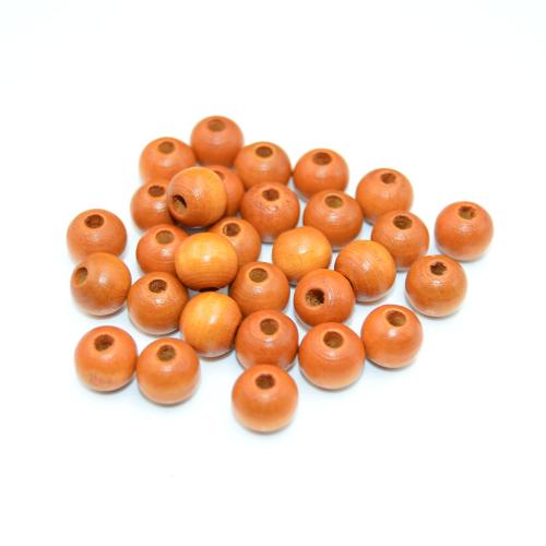 Wood Beads Schima Superba Round DIY 10mm Sold By PC