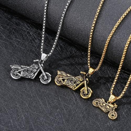 Stainless Steel Pendants, 304 Stainless Steel, Motorcycle, plated, DIY & different styles for choice, more colors for choice, nickel, lead & cadmium free, 46x26mm, Sold By PC