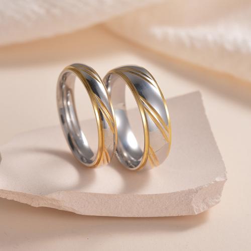 Палец кольцо из нержавеющей стали, Нержавеющая сталь 304, ювелирные изделия моды & Мужская & разный размер для выбора, не содержит никель, свинец, Width 4/6mm,Thickness 2mm, продается PC