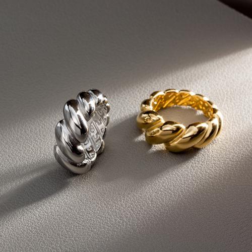 Prst prsten z nerezové oceli, 304 Stainless Steel, módní šperky & různé velikosti pro výběr & pro ženy, více barev na výběr, nikl, olovo a kadmium zdarma, Width 8mm,Thickness 3.3mm, Prodáno By PC