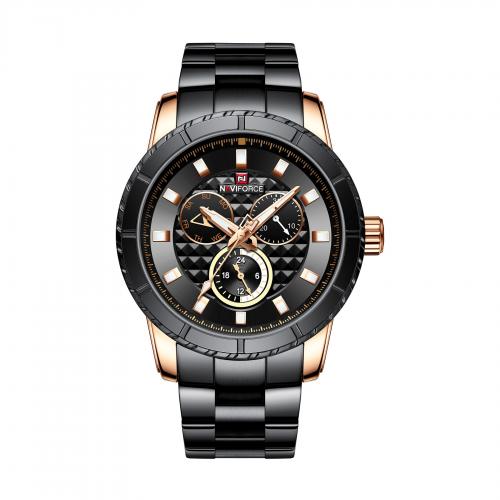 Men Wrist Watch, Glass, with 201 Stainless Steel, Life water resistant & fashion jewelry & japanese movement & for man, more colors for choice, Length:Approx 24.5 cm, Sold By PC
