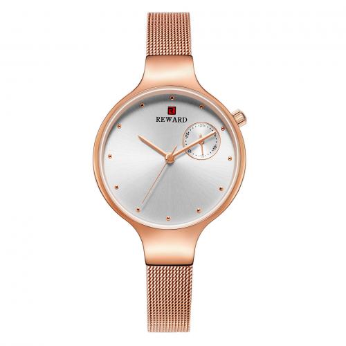 Women Wrist Watch Glass with 201 Stainless Steel Life water resistant & fashion jewelry & japanese movement & for woman Length Approx 21 cm Sold By PC