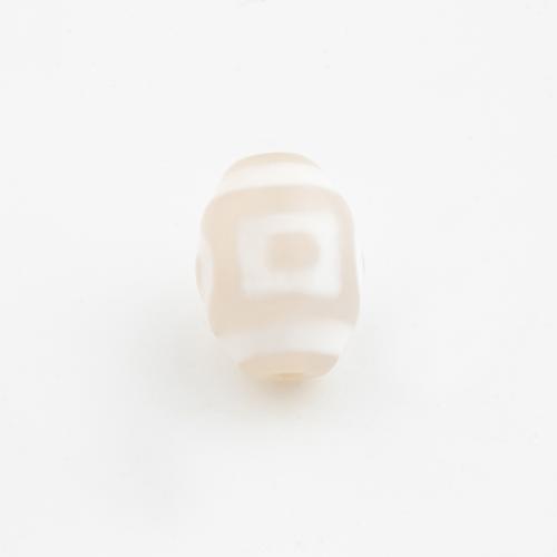Ágata natural tibetano Dzi Beads, Ágata tibetana, DIY, 15.50x12mm, Buraco:Aprox 2mm, vendido por PC
