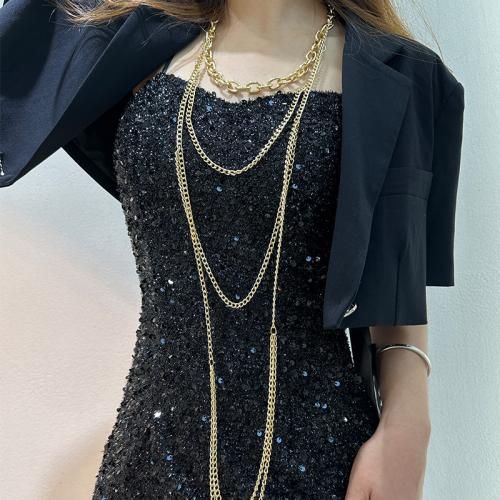 Body Chain Jewelry Aluminum plated fashion jewelry nickel lead & cadmium free Sold By PC