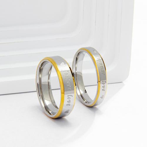 Палец кольцо из нержавеющей стали, Нержавеющая сталь 304, ювелирные изделия моды & Мужская & разный размер для выбора, серебряный, не содержит никель, свинец, Thickness 2mm, продается PC