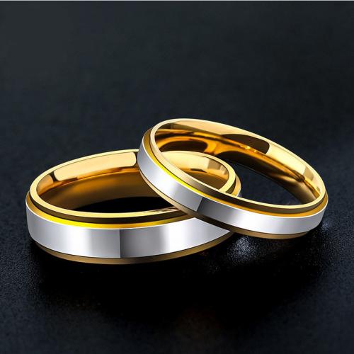 Vinger Ring in edelstaal, 304 roestvrij staal, mode sieraden & uniseks & verschillende grootte voor keus, nikkel, lood en cadmium vrij, Thickness 2mm, Verkocht door PC