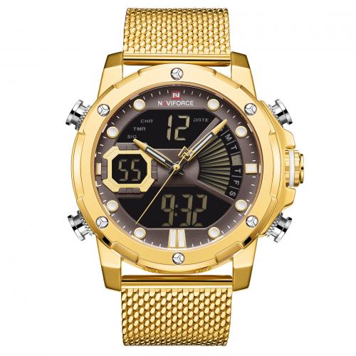 Herren Armbanduhr, Glas, Lebenswasserbeständig & Modeschmuck & japanische Uhr-Bewegung & für den Menschen, keine, Länge:ca. 25 cm, verkauft von PC