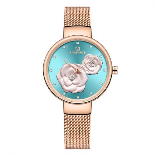 Nők Wrist Watch, Üveg, -val 201 rozsdamentes acél, Életvízálló & divat ékszerek & japán mozgás & a nő & strasszos, több színt a választás, Hossz Kb 22.5 cm, Által értékesített PC