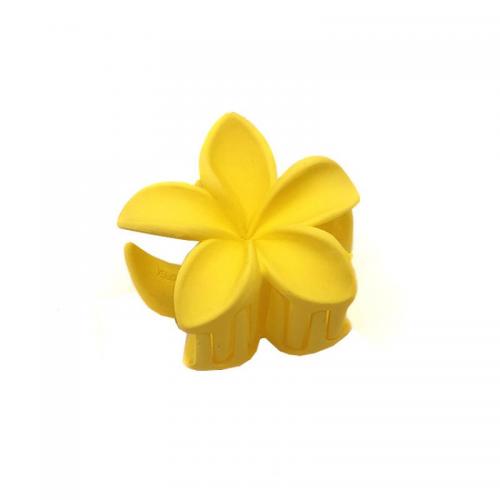 Hair Claw Clips, Plastic, Flower, Mini & for woman, more colors for choice, 40x40mm, Sold By PC
