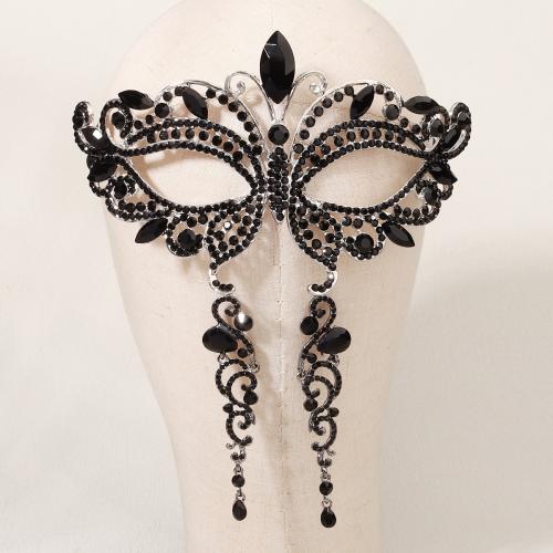 Zink Alloy Jewelry Sets, mask, plated, för kvinna & med strass, svart, nickel, bly och kadmium gratis, Säljs av Ställ