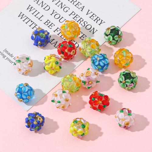 Perles murano faites à la main , chalumeau, DIY, plus de couleurs à choisir, 12mm, Trou:Environ 1mm, Vendu par PC