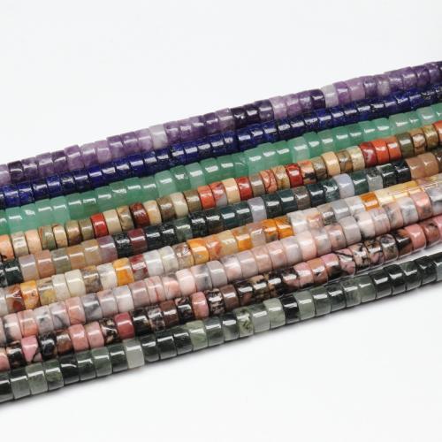 Gemstone Jewelry Beads, DIY & different materials for choice, more colors for choice, 3x6mm, 110PCs/Strand, Sold By Strand