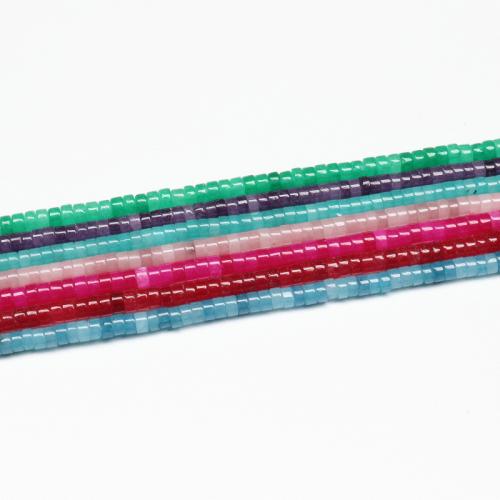 Edelstein Schmuckperlen, DIY & verschiedenen Materialien für die Wahl, keine, 2x4mm, ca. 155PCs/Strang, verkauft von Strang