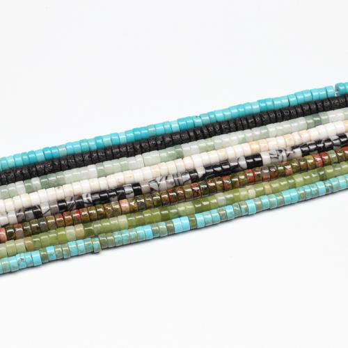 Gemstone Jewelry Beads, DIY & different materials for choice, more colors for choice, 2x4mm, Approx 155PCs/Strand, Sold By Strand