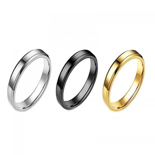 Stainless Steel Finger Ring, 304 Stainless Steel, three pieces & fashion jewelry & Unisex & different size for choice, nickel, lead & cadmium free, Width 4mm,Thickness 2mm, 3PCs/Bag, Sold By Bag