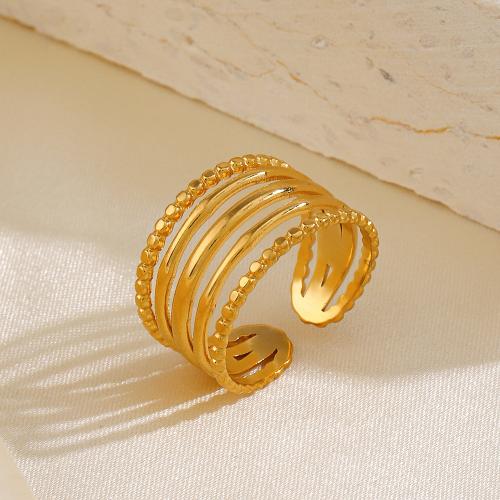 Stainless Steel Finger Ring 304 Stainless Steel plated for woman & hollow Sold By PC