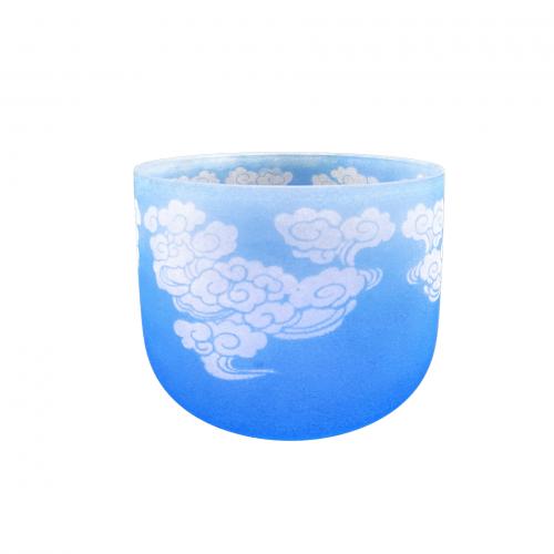 Quarz Himalaya-Schale, verschiedene Größen vorhanden, blau, verkauft von PC