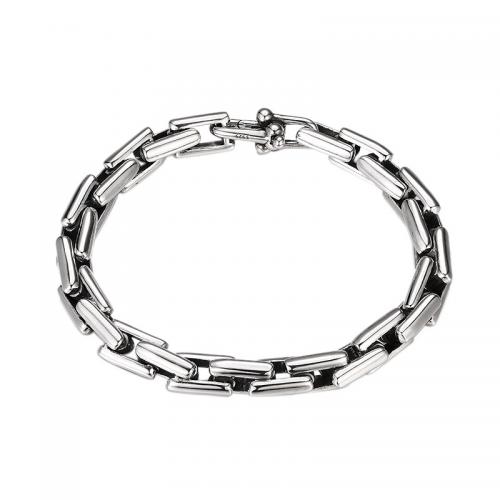 925 Sterling Silver Bangle Bracelet, Antique finish, Unisex & different size for choice, silver color, Sold By PC
