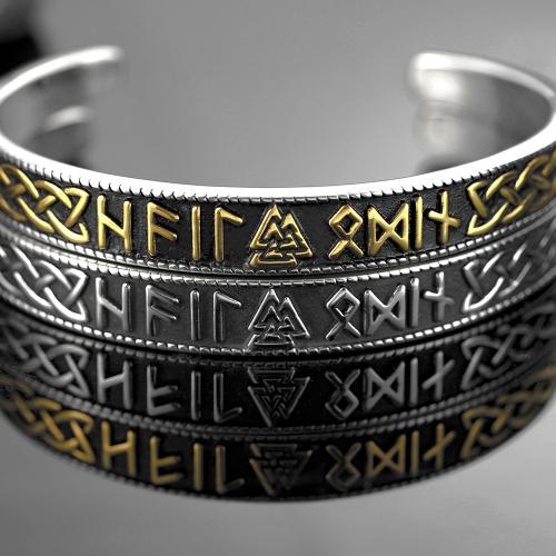 Titanium Steel Cuff Bangle, plated, vintage & for man & blacken, more colors for choice, Inner Diameter:Approx 65mm, Sold By PC