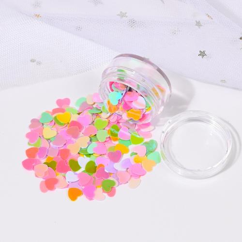Fashion Nail Supplies, Sequins, with Plastic Box, DIY & different styles for choice, more colors for choice, 30x17mm, Sold By Box