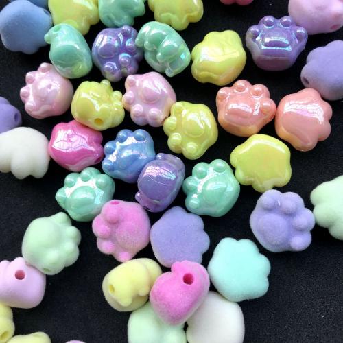 Perle acrylique, Griffe, DIY, plus de couleurs à choisir, 16x18mm, Environ 228PC/sac, Vendu par sac