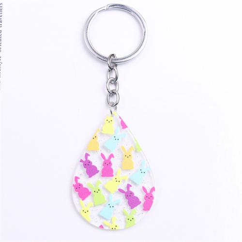 Easter Jewelry Acrylic with 304 Stainless Steel printing multifunctional Sold By PC