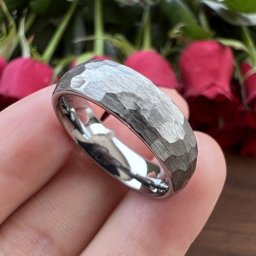 Prst prsten z nerezové oceli, 304 Stainless Steel, módní šperky & unisex & různé velikosti pro výběr, více barev na výběr, nikl, olovo a kadmium zdarma, Width 6/8mm,Thickness 2mm, Prodáno By PC