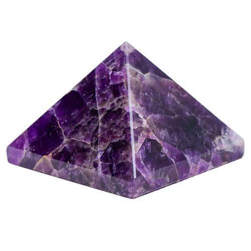 Amethyst Pyramid Decoration, Pyramidal, different size for choice, Sold By PC