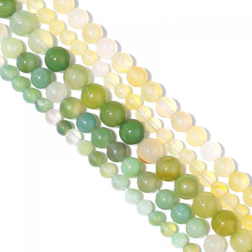 Perles agates, Agate, Rond, poli, DIY & normes différentes pour le choix, plus de couleurs à choisir, Vendu par Environ 38 cm brin