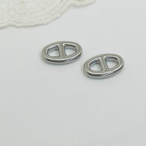 Stainless Steel Connector, 304 Stainless Steel, DIY, original color, 17x10x3mm, Approx 100PCs/Bag, Sold By Bag