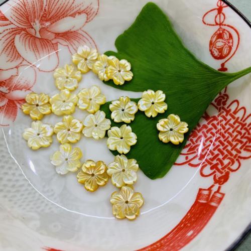 Natural Freshwater Shell Beads Flower DIY Sold By PC