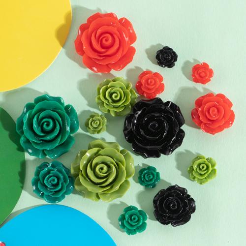 Celular Kit DIY, resina, Rose, tamanho diferente para a escolha, Mais cores pare escolha, níquel, chumbo e cádmio livre, vendido por PC