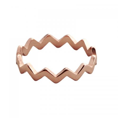 Titantium Steel finger ring, Titan Stål, plated, olika storlek för val & för kvinna, steg guldfärg, Säljs av PC
