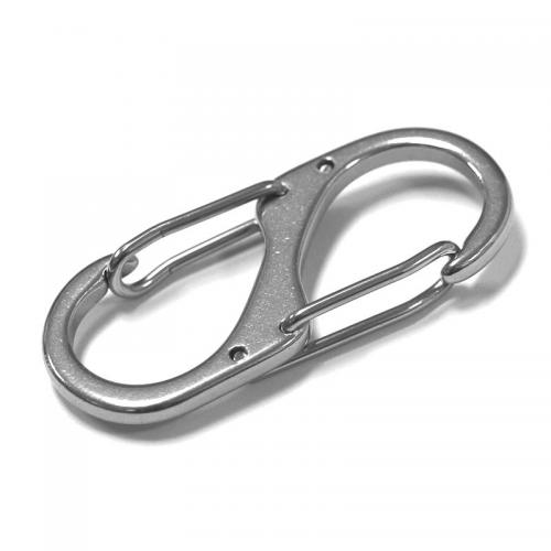 Stainless Steel Jewelry Clasp 304 Stainless Steel plated DIY silver color Sold By PC