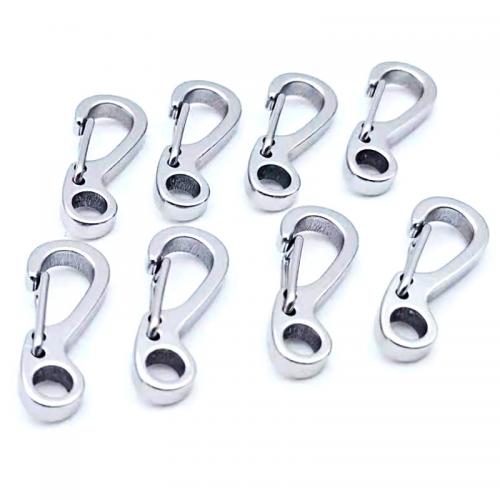 Stainless Steel Jewelry Clasp, 304 Stainless Steel, plated, DIY, original color, 25x10mm, Sold By PC