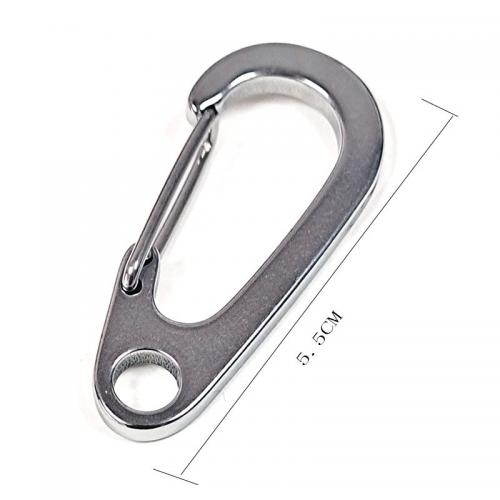 Stainless Steel Jewelry Clasp, 304 Stainless Steel, plated, DIY, original color, 55x25mm, Sold By PC