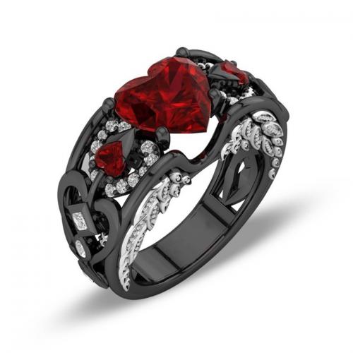 Ring Finger mosiądz, ze Kryształ, biżuteria moda & różnej wielkości do wyboru & dla kobiety, dostępnych więcej kolorów, sprzedane przez PC